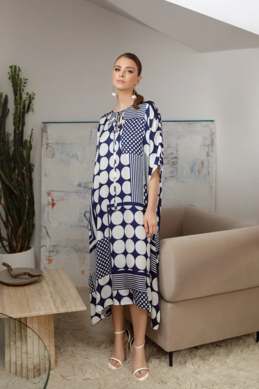 DIY Oversized Kaftan Dress Sewing Pattern with Illustrated Tutorial - FARIDA by Crave Stitch